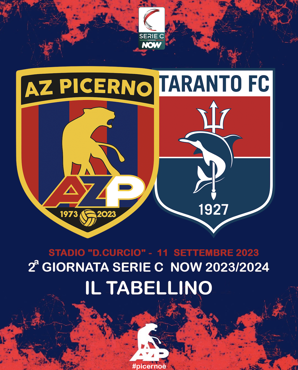 Scopri di più sull'articolo AZ PICERNO – TARANTO 1-1: IL TABELLINO