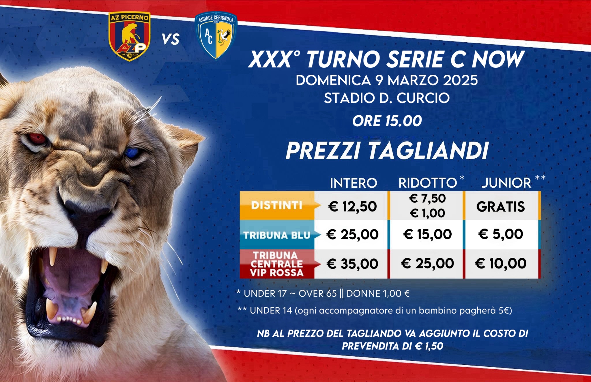 PREVENDITA TAGLIANDI LOCALI AZP-A. CERIGNOLA