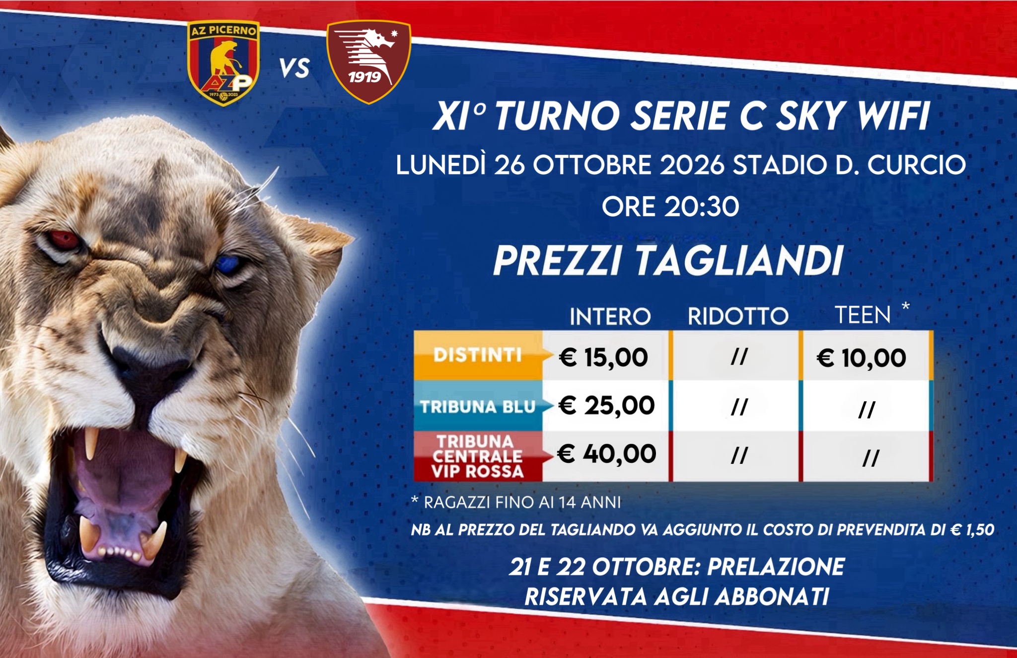 AZ PICERNO-SALERNITANA, GIORNATA ROSSOBLÙ
